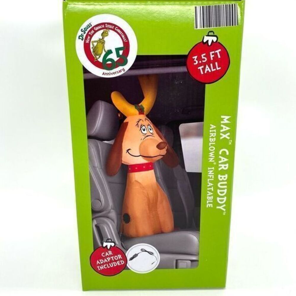Max Car Buddy Airblown Inflatable LED Grinch Stole Christmas